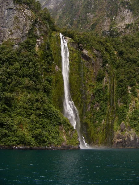 Milford Sound Falls Milford — Stock fotografie