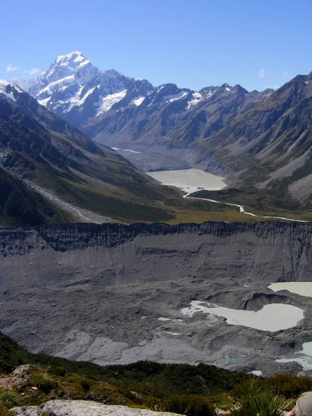 Montera Kock Och Glaciär — Stockfoto