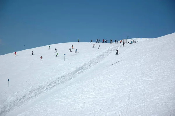 Skigebiet Den Bergen — Stockfoto