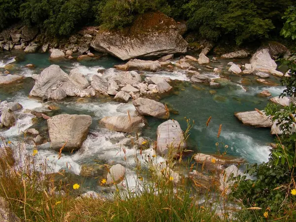 Горная Река Горах — стоковое фото