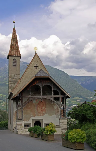 Рупрехтская Церковь Деревне Тироль — стоковое фото