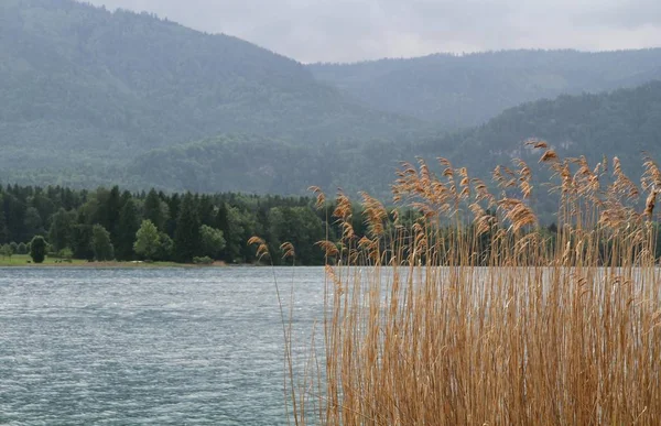 Pohled Jezero Wolfgang — Stock fotografie