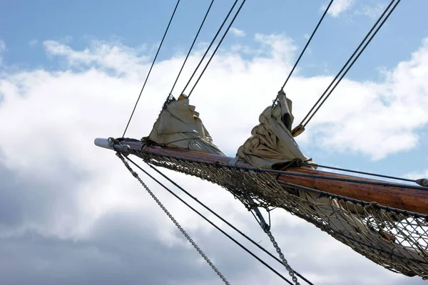 Boeg Van Een Schip Haven — Stockfoto