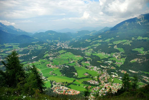 Pohled Berchtesgaden Okolí Greenstone — Stock fotografie