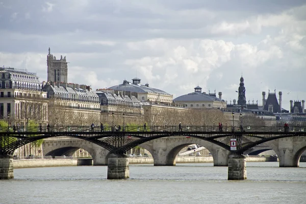 Vista Sul Fiume Senna Parigi — Foto Stock