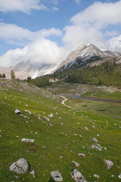 Schilderachtig Uitzicht Majestueuze Dolomieten Landschap Italië — Stockfoto