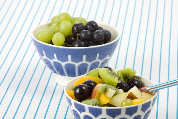 Fruit Salad Glass Bowl — Stock Photo, Image