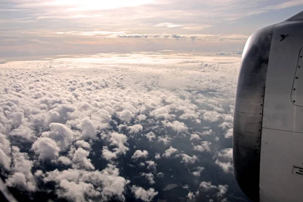 Vista Aérea Con Nubes — Foto de Stock