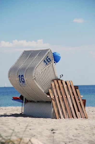 해변의자 — 스톡 사진