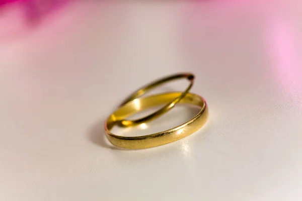 Verighetă Inele Ceremonie Căsătorie — Fotografie, imagine de stoc