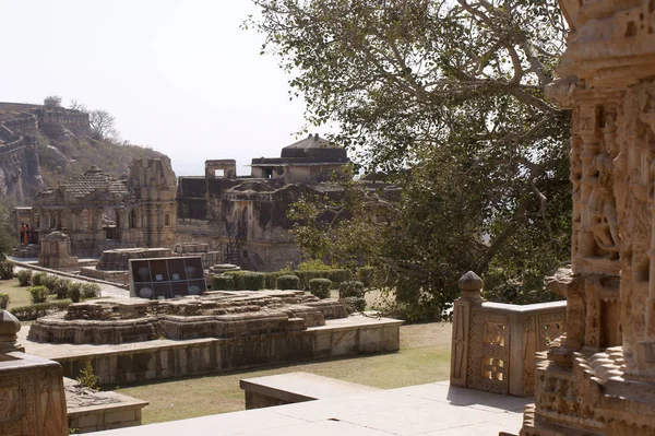 Complejo Del Templo Fuerte Chittorgarh — Foto de Stock