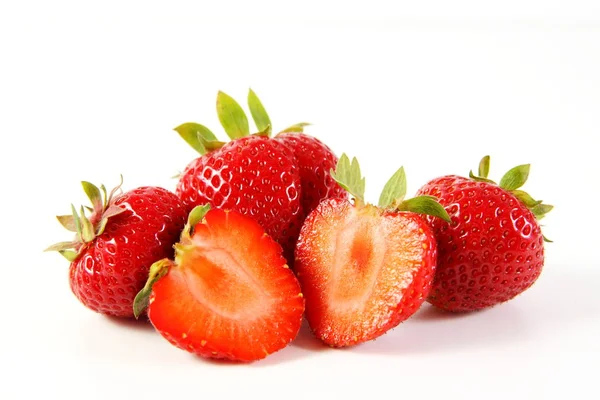 Erdbeerliebe Isolierte Erdbeeren — Stockfoto