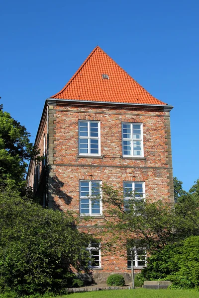 Gammalt Tegelhus Parken — Stockfoto