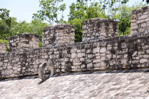 Vue Panoramique Vieilles Ruines Mayas Coba — Photo