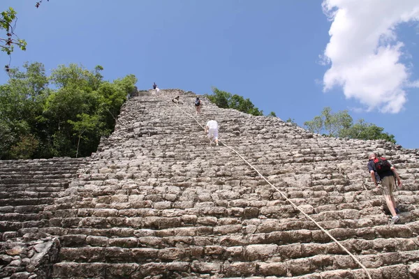 旧コバ マヤ遺跡の景観 — ストック写真