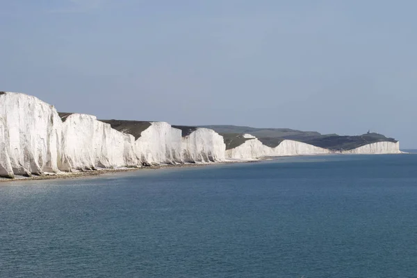 Sete Irmãs Falésias Sussex Inglaterra — Fotografia de Stock