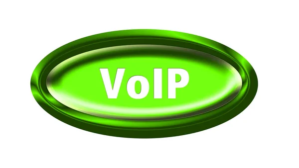 Voip Button Graphic Illustration — Stock Photo, Image