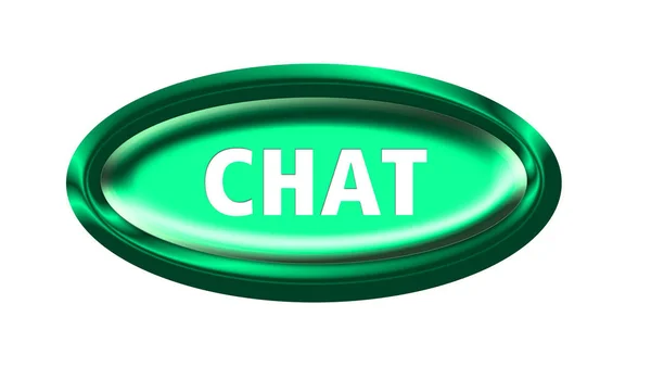 Internet Chat Pulsante Illustrazione — Foto Stock