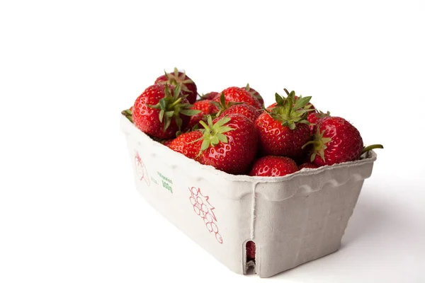 Erdbeeren Papppunsch — Stockfoto