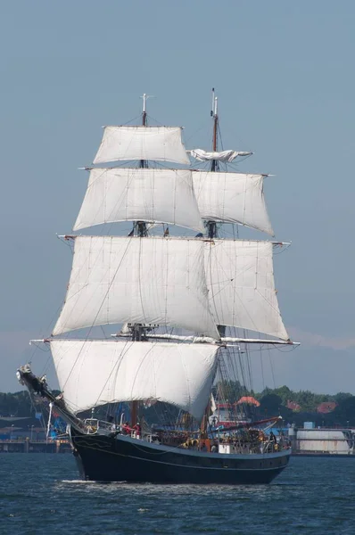 Kiel Hamnstad Vid Tyska Östersjökusten — Stockfoto