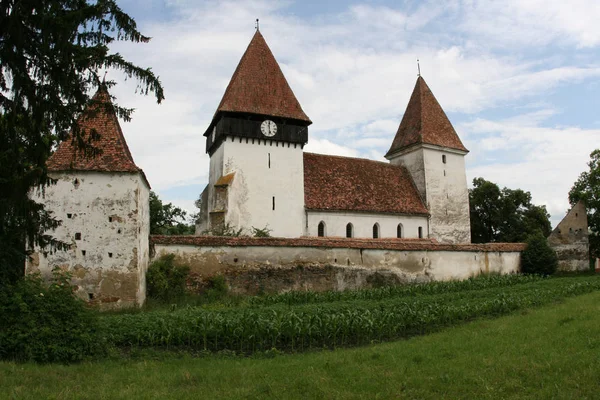 Widok Starożytny Zamek — Zdjęcie stockowe