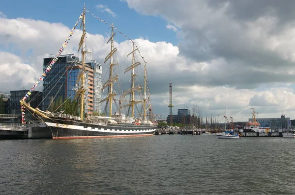 Kiel Jest Miastem Portowym Wybrzeżu Morza Bałtyckiego Niemczech — Zdjęcie stockowe