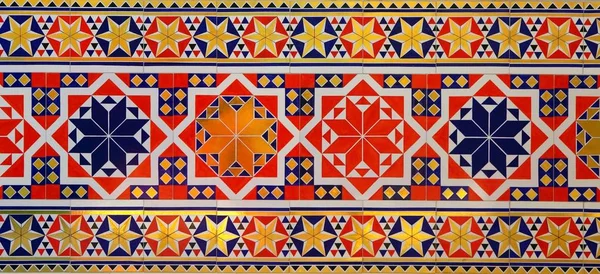 Modelo Mosaico Oriental Azulejos — Foto de Stock