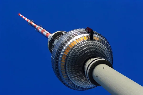 Fernsehturm Berlin Mit Kabine — Stockfoto