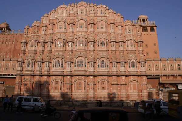 Hawa Mahal Palacio Los Vientos Jaipur Rajasthan India — Foto de Stock