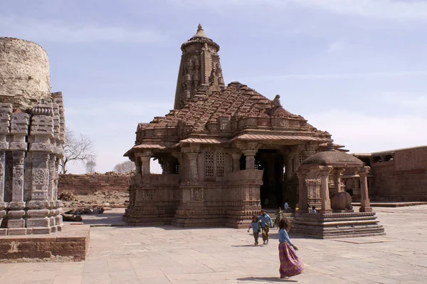 Viejos Templos Hindúes Arruinados Rajasthan — Foto de Stock