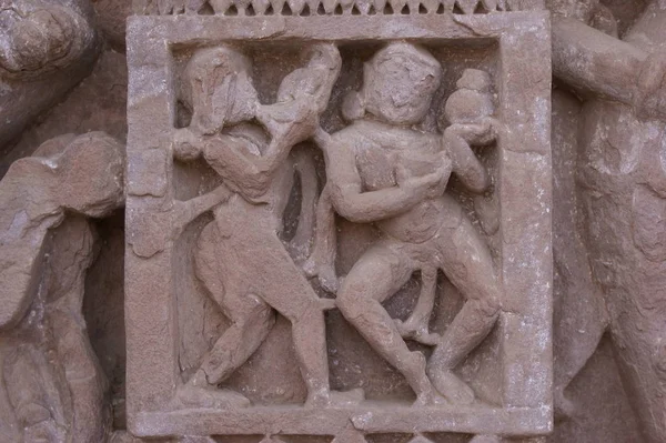古代の印度寺の釜経の画像で石の救済 — ストック写真