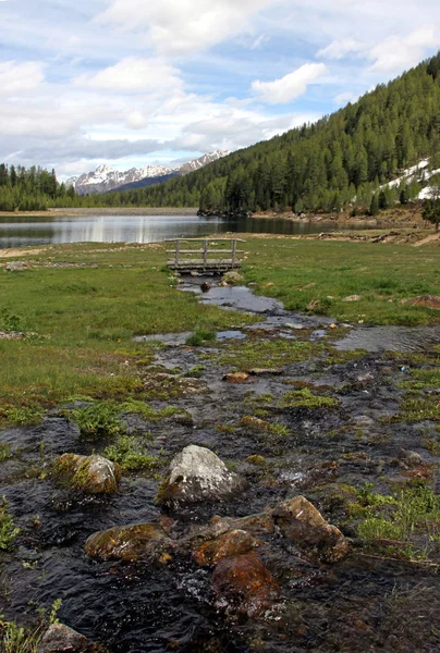 Nesselwngle Nella Valle Tannheim — Foto Stock