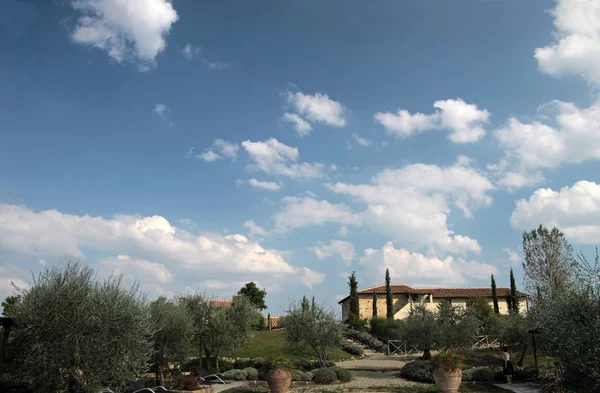 Casa Campo Toscana — Fotografia de Stock