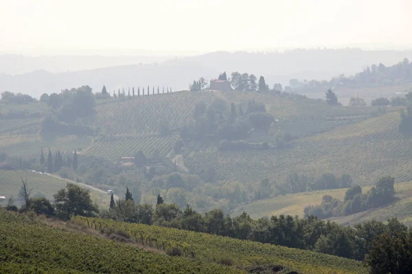 Vista Para Costa Toscana — Fotografia de Stock