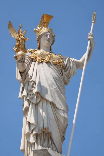 stock image pallas athene in front of parliament in vienna
