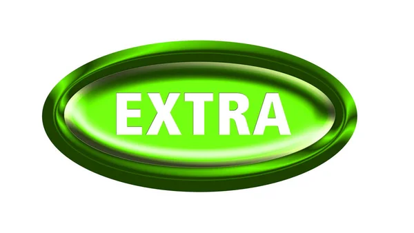 Extra Button Graphic Illustration — Stock Photo, Image