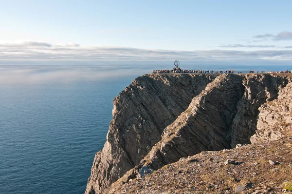 Visitatori Capo Nord — Foto Stock