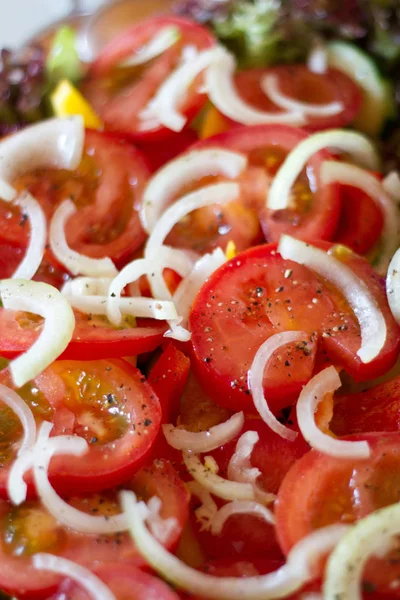 Pomodori Biologici Freschi Maturi — Foto Stock