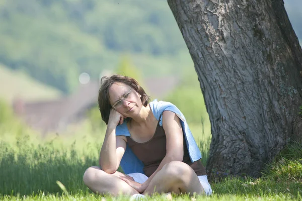 Landleven Selectieve Focus — Stockfoto