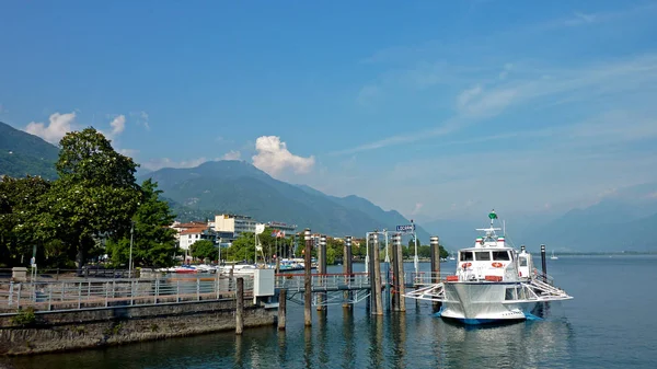 Boote Der Bucht Von Kotor Montenegro — Stockfoto