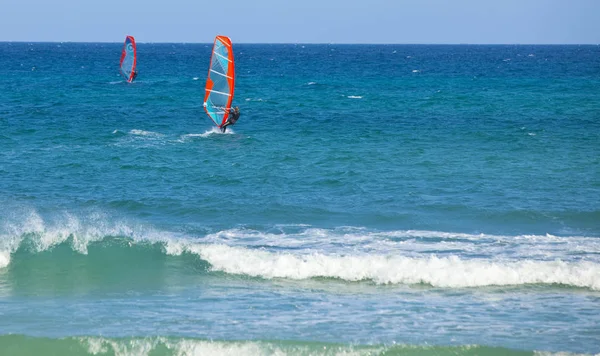 Surfisti Sulla Spiaggia — Foto Stock