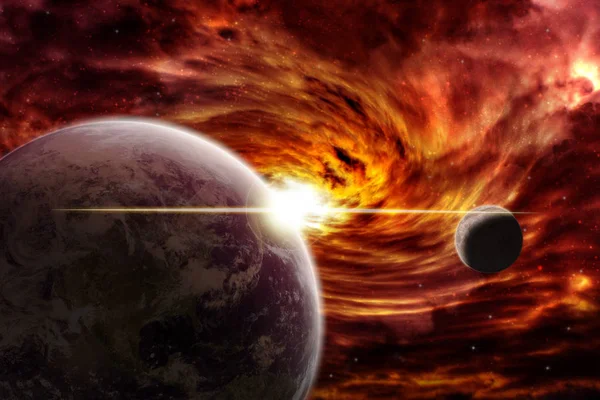 Apokalipszis Tér Bolygók Csillagászat — Stock Fotó