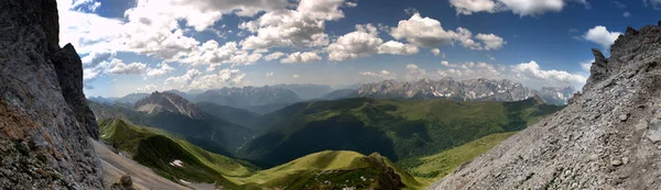 Vista Panorámica Del Hermoso Paisaje Los Alpes — Foto de Stock