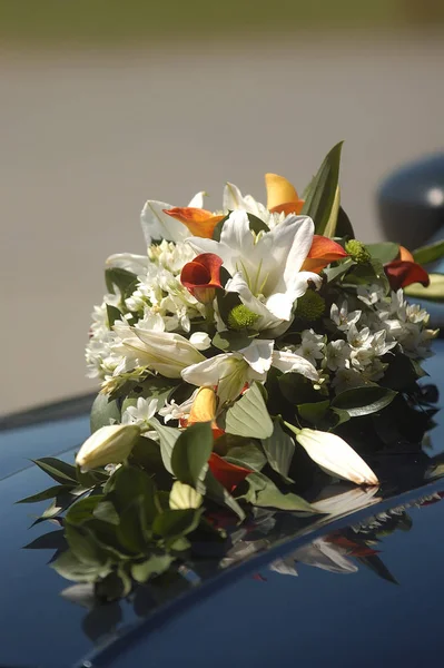Svatební Kytice Květiny Flóra — Stock fotografie