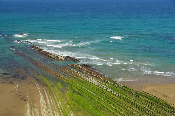 Costa Vasca Zumaia Costa Vasca Perto Zumaia — Fotografia de Stock