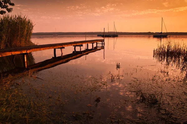 Golden Light Ammersee — Stock Photo, Image