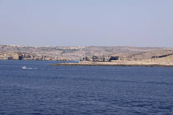 Uitzicht Zee Het Eiland Santorini — Stockfoto