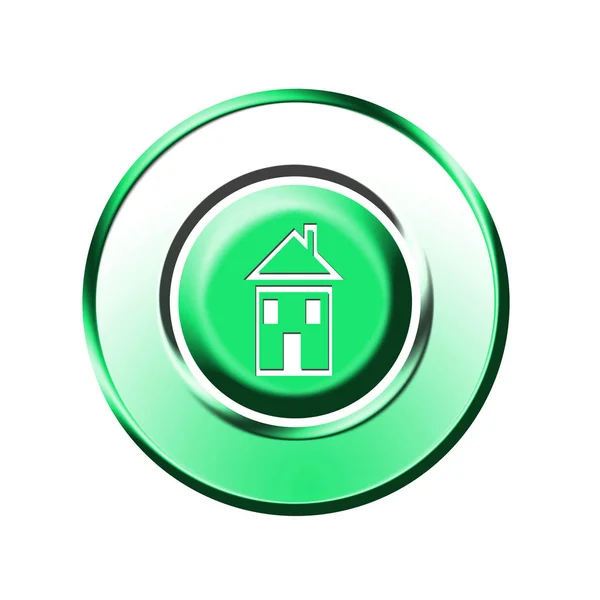 Home Button Graphic Illustration — Stock Photo, Image