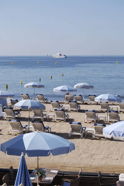 Cannes Plajı Azur Dan Alıntı Yap Fransa — Stok fotoğraf