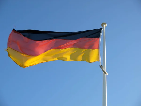 Tysk Flagga Officiella Färger Och Proportioner Korrekt — Stockfoto